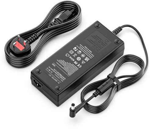 150W Laptop Charger Compatible With Asus TUF Gaming F15 F17 FX505GT FX505DY FX506HC FX705DT FX705DU FX706LI, Rog G531GT G731GT FX705GT FX505DD FX705DD Zephyrus G14【6 * 3.7mm】