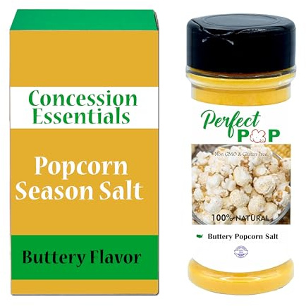 Butter Flavoured Popcorn Salt Movie Cinema Popcorn Flavoured 240ml