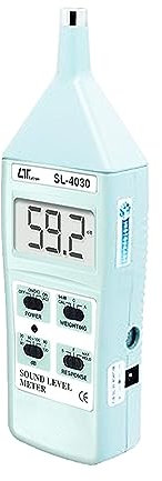 *Same Day Shipping * Digital Sound Level Meter (Range: 30 to 130 dB) Professional Decibel Meter and Certified Noise Meter for Auditoriums, Vehicle Noise Testing, Theatres, Schools| Model: SL-4030