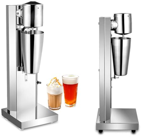 Drink Mixer Eiweiß Shaker Getränkemixer 650ml Elektrische Standmixer Milchshaker 180W Protein Smoothies Eischnee Milchshakes Cocktails