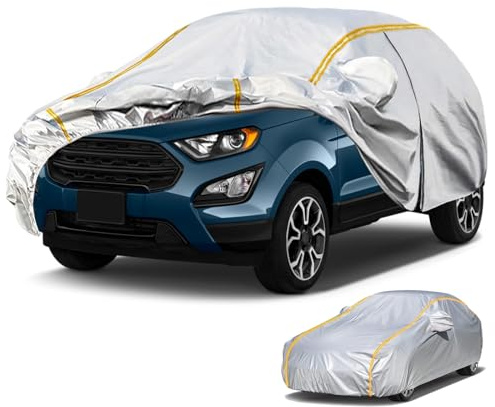 Auto Autoabdeckung für Ford EcoSport 2004-2023 Winddicht, wasserdicht Kratzfeste autoabdeckung staubdicht Autoplane