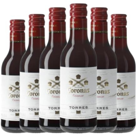 Familia Torres Coronas Botellín 18 cl Vino tinto (Caja de 6 Botellín de 18 cl)