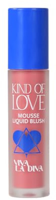 Viva la Diva Kind of Love Mousse Liquid Blush - Color N2 Unconditional - Blush liquide avec texture mousse pour une application douce et un fini naturel
