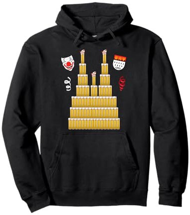 Ming Kölle Alaaf Karneval Fasching Kölner Dom Kölschglas Pullover Hoodie