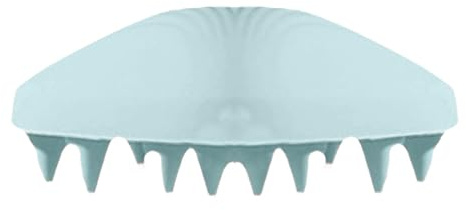 Appareil de massage pour le cuir chevelu - Brosse à shampoing en silicone - Outils de soin des cheveux - Brosse de douche confortable - Peigne de massage en forme de coquillage pour femme, homme