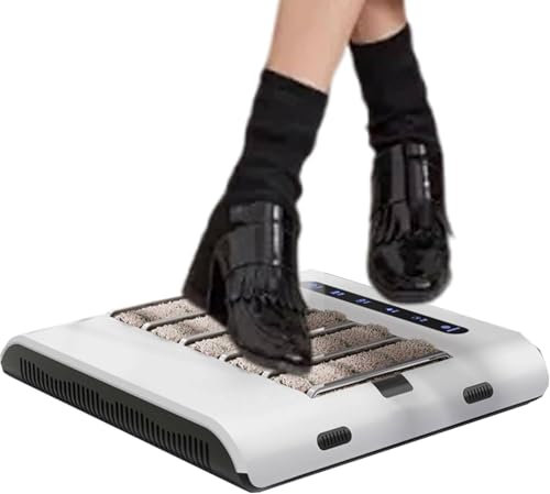 FJYAWEN Macchina per La Pulizia delle Suole delle Scarpe Completamente Automatica, Lucidatrice Elettrica per Scarpe, Macchina per La Pulizia delle Suole delle Scarpe