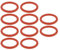 SG Store 10 Pezzi Guarnizione In Silicone Per Stazione Di Stiratura A Vapore 20x15x2,5 Mm Per Tappo Serbatoio (D37) Diametro 16 Mm Compatibile Con LauraStar 728 Magic Evolution II