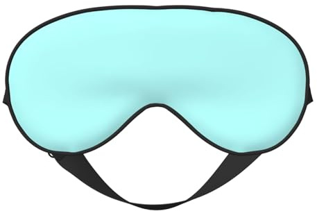 Máscara de sueño para los ojos para hombres y mujeres – Máscara de viaje con hebilla ajustable, máscara de sueño opaca, cómoda máscara de sueño para hombre y mujer, diadema divertida para los ojos