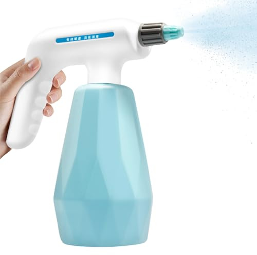 Pulverizador de Agua Eléctrico | Boquilla Ajustable a Baterías,Pulverizador Eléctrico para Flores Y Plantas - para Césped Terraza Jardín Ventanas Limpieza Familia Amigos