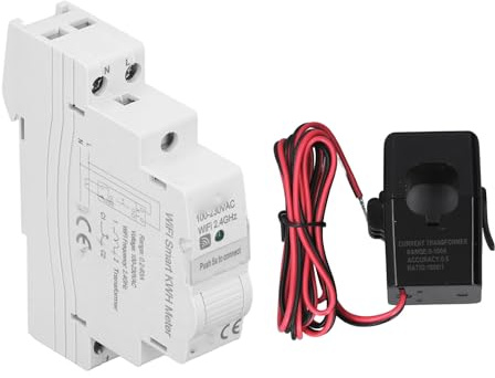Smart Energy Meter, Stromzähler, AC 100-230V, Modell ATMS1603 - Echtzeit - Leistungsüberwachung, APP - Steuerung, für Haushalt und Elektrogeräte