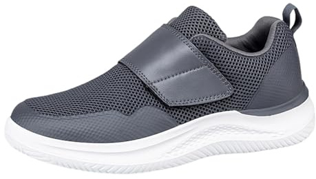 Zapato Hombre Zapatos de caminar casuales extra anchos y transpirables para hombres de gran comodidad ortopédica con soporte del arco y suela acolchada antideslizante parf
