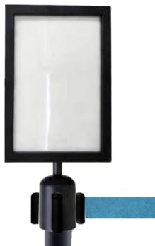 siduytin Stanchion Sign Holder Reliable Frame Sign Holder Queue Control