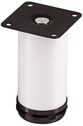 4er-Set Möbelfuß Jimmy weiß Ø 50 mm/Höhe: 150 mm Sockelfuß von SO-TECH