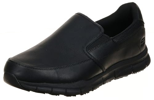 Skechers Men's Work Nampa-Groton Shoes, Black, 17.5W