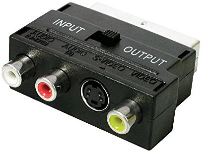 Edp 51205 Adaptateur péritel entrée/sortie 3 Rca femelle + Svhs