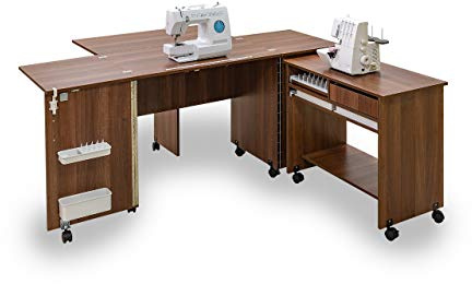 Comfort 7+ | Muebles para máquinas de coser y overlock | (Lakeland Acacia Light)