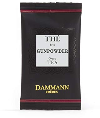 Passerini Dammann Gunpowder - Thé Vert de Chine à la Menthe, 24 sachets Cristal - Dammann Frères