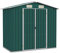 vidaXL Capanno da Giardino Gazebo Deposito Magazzino Capannone Ripostiglio Esterno Casetta Riparo Tendone Ricovero Verde in Acciaio Zincato