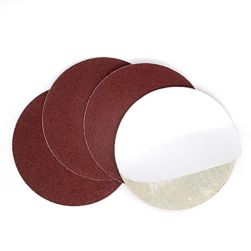 5 & ​​quot; Discos de lijado autoadhesivos de 125 mm, grano 80-2000, papel de lija con almohadilla de respaldo de pegamento, 50 piezas, grano 1000