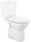 Roca A34299K000 - Taza Salida Suelo, Coleccion Debba Round, color Blanco (NO INCLUIDOS ASIENTO Y CISTERNA)