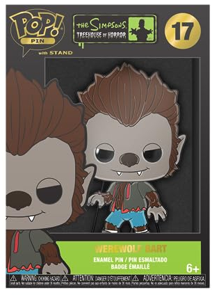 Loungefly Large Enamel Pin HORROR: SIMPSONS - Bart Simpson - BART GROUP - The Simpsons Spille Smaltate - Spilla da Collezione Carina - per gli Zaini & Borse - Idea Regalo - TV Fans