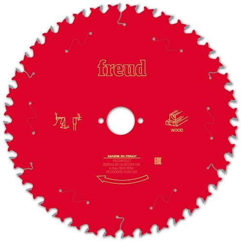 Freud Blade for Freud Portable Circular Saw – ø250 2.8/1.8 al30 z40 ba 15° – f03fs09775 -fr23w002t