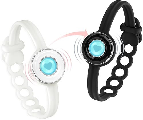 TOTWOO Long Distance Touch Bracelets for Couples-Candy Series, Vibration & Light up for Love Couples Bracelets | Long Distance Relationship Gifts,Bluetooth Pairing Jewelry