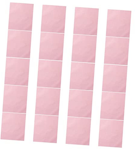 Zerodeko Food Grade Wax Paper Candy Wrappers 50 Sheets Pink Striped Oil Absorbing Food Wrapping for Cake Rolls and Snacks