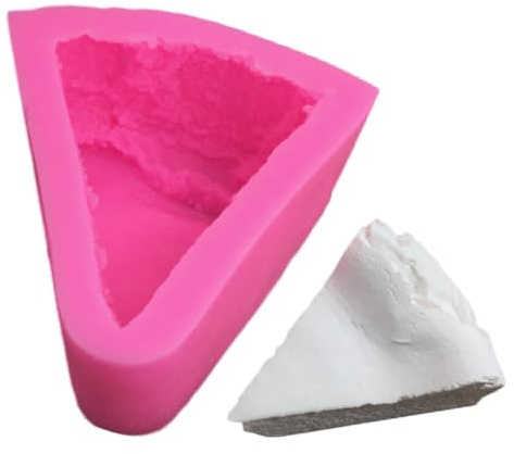 iSpchen Silikonform Brot Waffeln Kerzenform Kerzenhalter Silikonformen Epoxidharz Croissants Formen Gießformen Silikon für Handarbeit Ornamente Duftkerze Handgefertigte Seife,#01