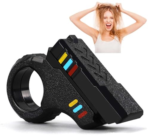 HNSYPX Fidget Pistole 3D-Druck,Fidget Slider FüR Angst Stressabbau Multifunktional EDC Tragbar,Hand Spinner Punk-Stil Neuartiges Geschenk FüR Autismus ADHD Sensorisches Spielzeug