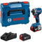 Bosch Professional 18V System Avvitatore con percussione a batteria GDR 18V-215 (incl. 2x GBA 18V 4.0Ah, caricabatteria GAL 18V-40, L-BOXX)