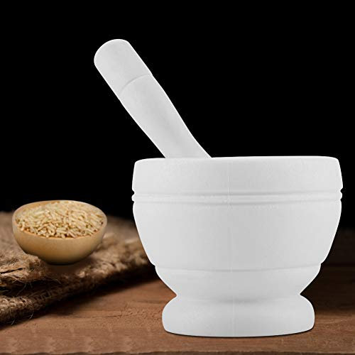 Set di Pestelli Mortel, Set di Pestelli Granito Mortel in Plastica Mortel Set di Pestelli Pestle, capacità di Tazza per Farmacie da Apothecaries Home (Venatura del legno) (Colore di legno)