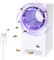 Lampada Antizanzare, Zanzariera Elettrica USB Uccidi Zanzare Interno Ammazza Mosche Elettrico UV Trappola per Mosche da Esterno Portatile Antizanzare per Domestico Giardino Campeggio