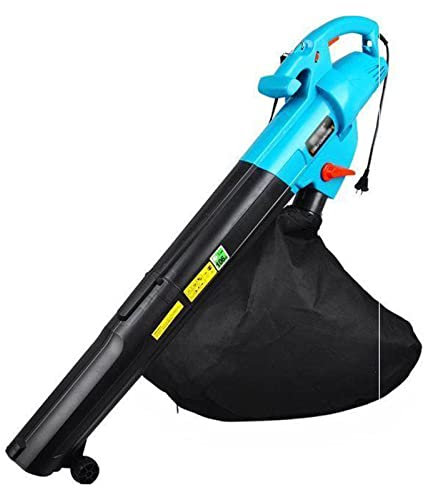 Aspirapolvere elettrico 2 in 1 Collettore di polveri/ventilatore Macchina for raccolta foglie da giardino Trituratore Soffiatore 3000W,Facile da usare