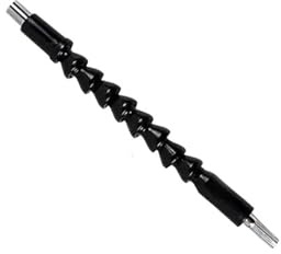 Flexible Power Bit Drill Extension Flexible Screwdriver Extension Flex Drill Bit Holder Hex Shaft Tip Soft for Electric Screw Driver Snake Adapter Connect Magnetic(Flexible Shaft A)