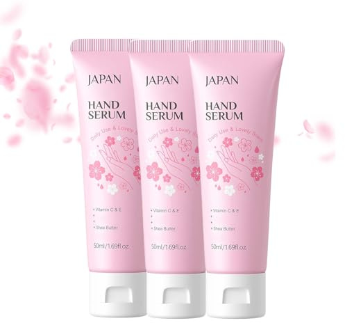 Japan Sakura Lot de 3 crèmes anti-rides, crème nourrissante Sakura, crème hydratante aux fleurs de cerisier, soin raffermissant du visage aux polypeptides, crème anti-âge lissante contre les rides et