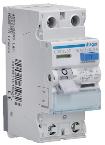 Hager CDS225D CDS225D FI-Schutzschalter A 2polig 25A 0.03A 230V