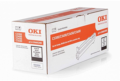 Oki Original 43460208 / Type C9, Premium Trommel, Schwarz, 15000 Seiten