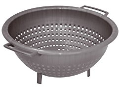 ALUMINIUM ET PLASTIQ Passoire sur Pieds d.26cm Silver