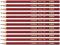 STABILO - Bleistift - Schwan in rot - Härtegrad HB - 12er Pack