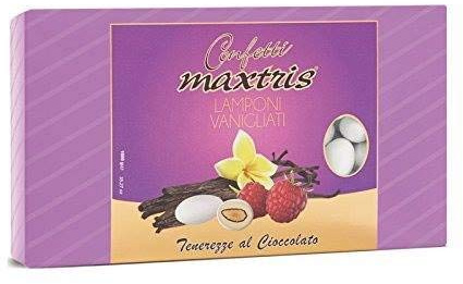 MAXTRIS | Confetti Italiani di Mandorla | LAMPONI VANIGLIATI | 1 Kg.
