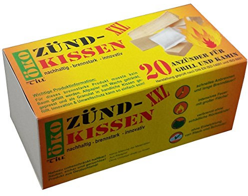 TILL Öko Zündkissen XXL 20er Set Feueranzünder