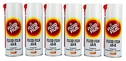 6X Fluid Film AS-R Rostschutz Korrosionsschutz Hohlraumversiegelung Rostschutzmittel Korrissionsschutzmittel Hohlraumkonservierung 400 ml