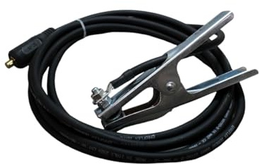 Massekabel Schweißkabel 10,16,25,35,50,70mm² HAR 4m 200/400A Masseklemme Stecker (25mm² 9mm Dorn)