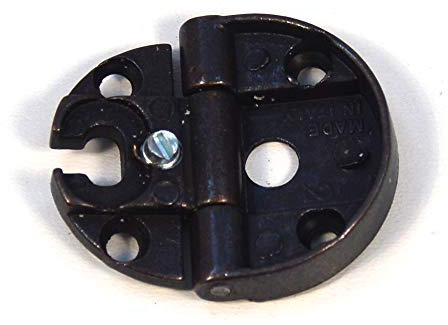 Cerniera con testa decorativa per cucina, armadio, cerniera per porta nera, altezza: 35mm (2)