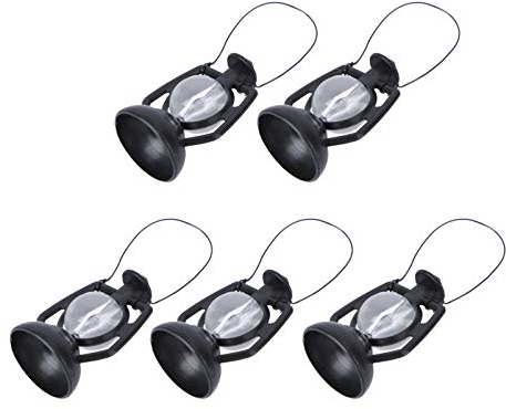 TOYANDONA 5 Stücke Miniatur Laterne Vintage Kerosin Lampe Modell Mini Gartenlaterne Puppenhaus Zubehör Ornament Neujahr Geschenke für Feengarten Deko Sukkulenten Kaktus Moos Garten Modellbau