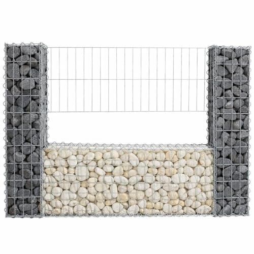 ESTEXO Gabion mural en spirale pour gabions - 140 x 20 x 100 cm