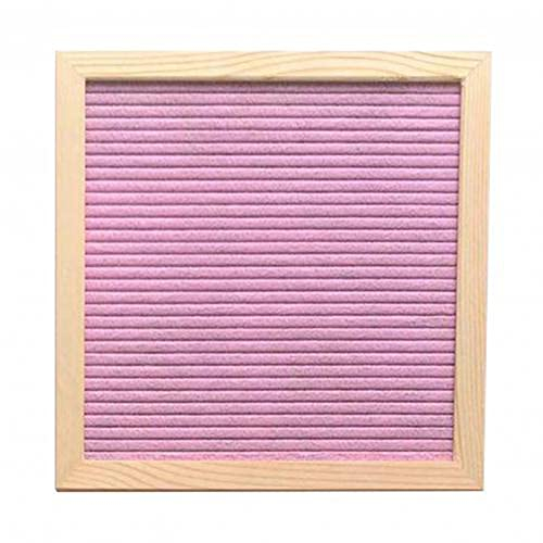 TopHomer Holzrahmen Filz Letter Board, 10x10 Zoll Message Board Nachrichtentafel mit Buchstabenaufklebern für Nachrichten, Displays, Heimbüro-Dekoration