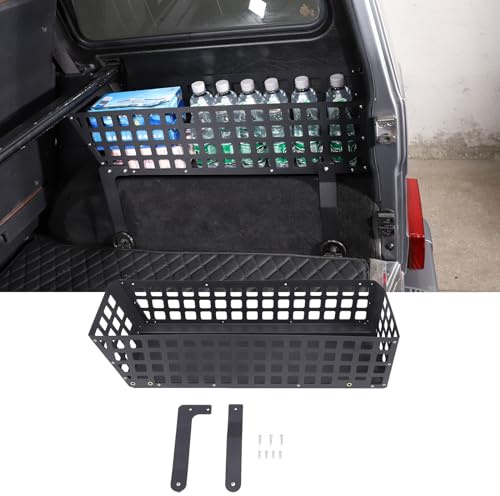 DIYUCAR Kofferraum-Organizer, linke und rechte Seitenablage, Legierung, schwarz, Multifunktions-Aufbewahrungsbox für Mercedes-Benz G-Klasse W463 2004–2018, Kofferraumtasche Gestell (rechts)
