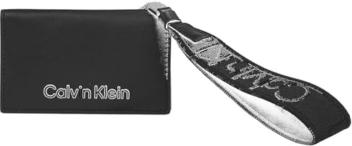 Calvin Klein Damen Geldbeutel Gracie Bifold Wallet mit RFID, Schwarz (Ck Black), Einheitsgröße